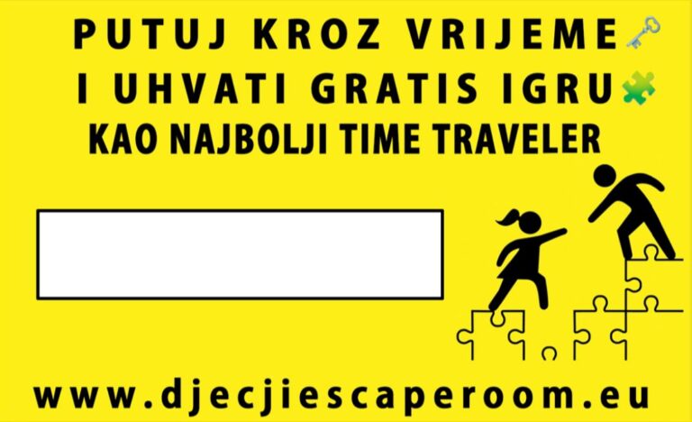 Postani Putnik Kroz Vrijeme – Tvoj Escape Room za Putovanjekroz Povijest